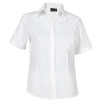 BARRON - Brushed Cotton Twill Blouse Short Sleeve Ladies