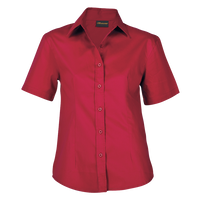 BARRON - Brushed Cotton Twill Blouse Short Sleeve Ladies