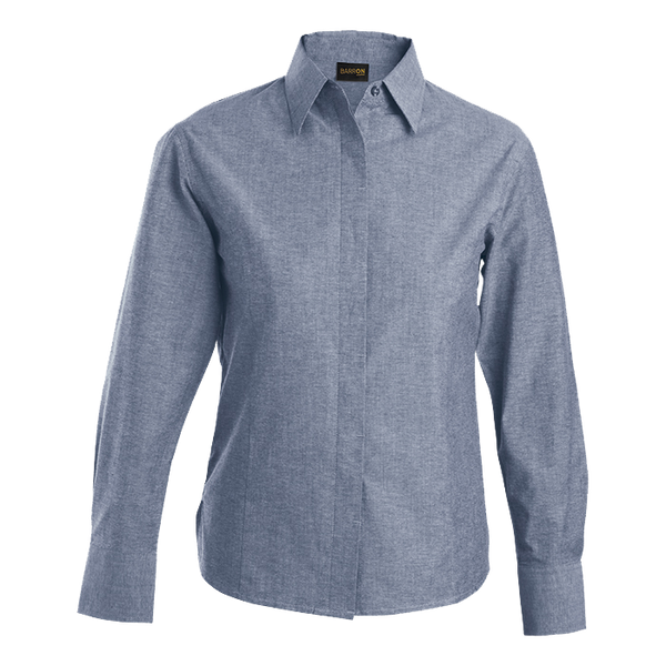 BARRON Ladies Oxford Blouse L/S