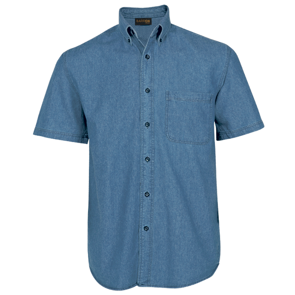 BARRON - Mens Denim Shirt S/S