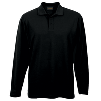 BARRON - Mens 175g Pique Knit Long Sleeve Golfer