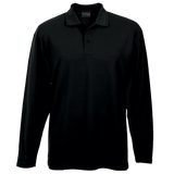 BARRON - Mens 175g Pique Knit Long Sleeve Golfer