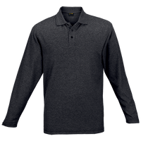 BARRON - Mens 175g Pique Knit Long Sleeve Golfer