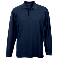 BARRON - Mens 175g Pique Knit Long Sleeve Golfer