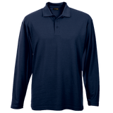 BARRON - Mens 175g Pique Knit Long Sleeve Golfer