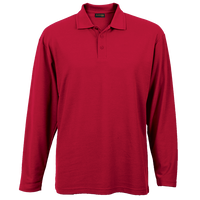 BARRON - Mens 175g Pique Knit Long Sleeve Golfer