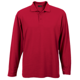 BARRON - Mens 175g Pique Knit Long Sleeve Golfer