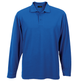 BARRON - Mens 175g Pique Knit Long Sleeve Golfer