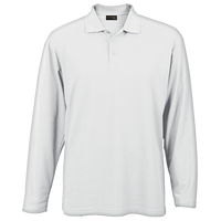 BARRON - Mens 175g Pique Knit Long Sleeve Golfer