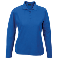 BARRON - Ladies 175g Pique Knit Long Sleeve Golfer