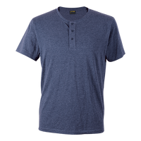 BARRON - Mens Henley Short Sleeve T-Shirt