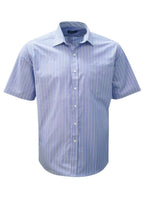 ROLANDO - K201 Mens Stripe S/S Lounge Shirt