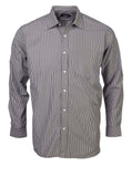 ROLANDO - K204 Mens Stripe L/S Lounge Shirt