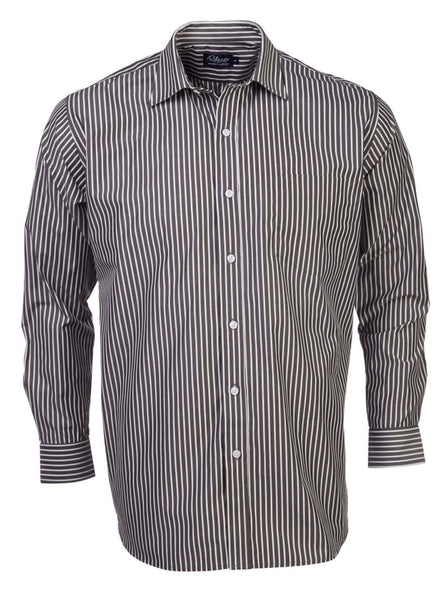 ROLANDO - K205 Mens Stripe L/S Lounge Shirt