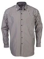 ROLANDO - N20 Mens Stripe L/S Lounge Shirt