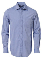 ROLANDO -  K215 Mens Minimal Check L/S Shirt