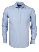 ROLANDO - K218 Mens Fine Stripe L/S Lounge Shirt