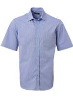 ROLANDO -  K215 Mens Minimal Check S/S Lounge Shirt