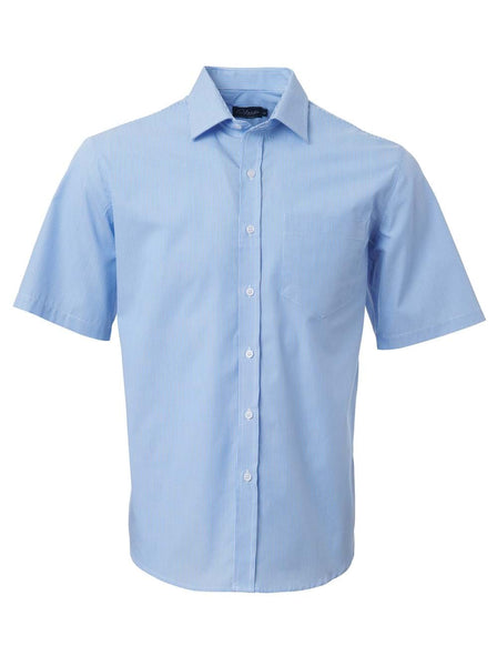 ROLANDO - K218 Mens Fine Stripe S/S Lounge Shirt