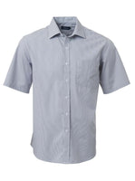 ROLANDO - K218 Mens Fine Stripe S/S Lounge Shirt