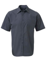 ROLANDO - P070 Mens Easy Care Poplin S/S Lounge Shirt