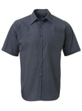 ROLANDO - P070 Mens Easy Care Poplin S/S Lounge Shirt