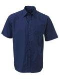 ROLANDO - P070 Mens Easy Care Poplin S/S Lounge Shirt