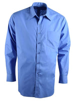 ROLANDO - P070 Mens Easy Care Poplin L/S Lounge Shirt