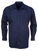 ROLANDO - P070 Mens Easy Care Poplin L/S Lounge Shirt