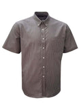 ROLANDO - N04 Mens Stripe S/S Lounge Shirt