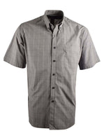 ROLANDO -  S11 Mens Check S/S Lounge Shirt