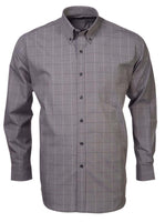 ROLANDO -  S11 Mens Check L/S Lounge Shirt